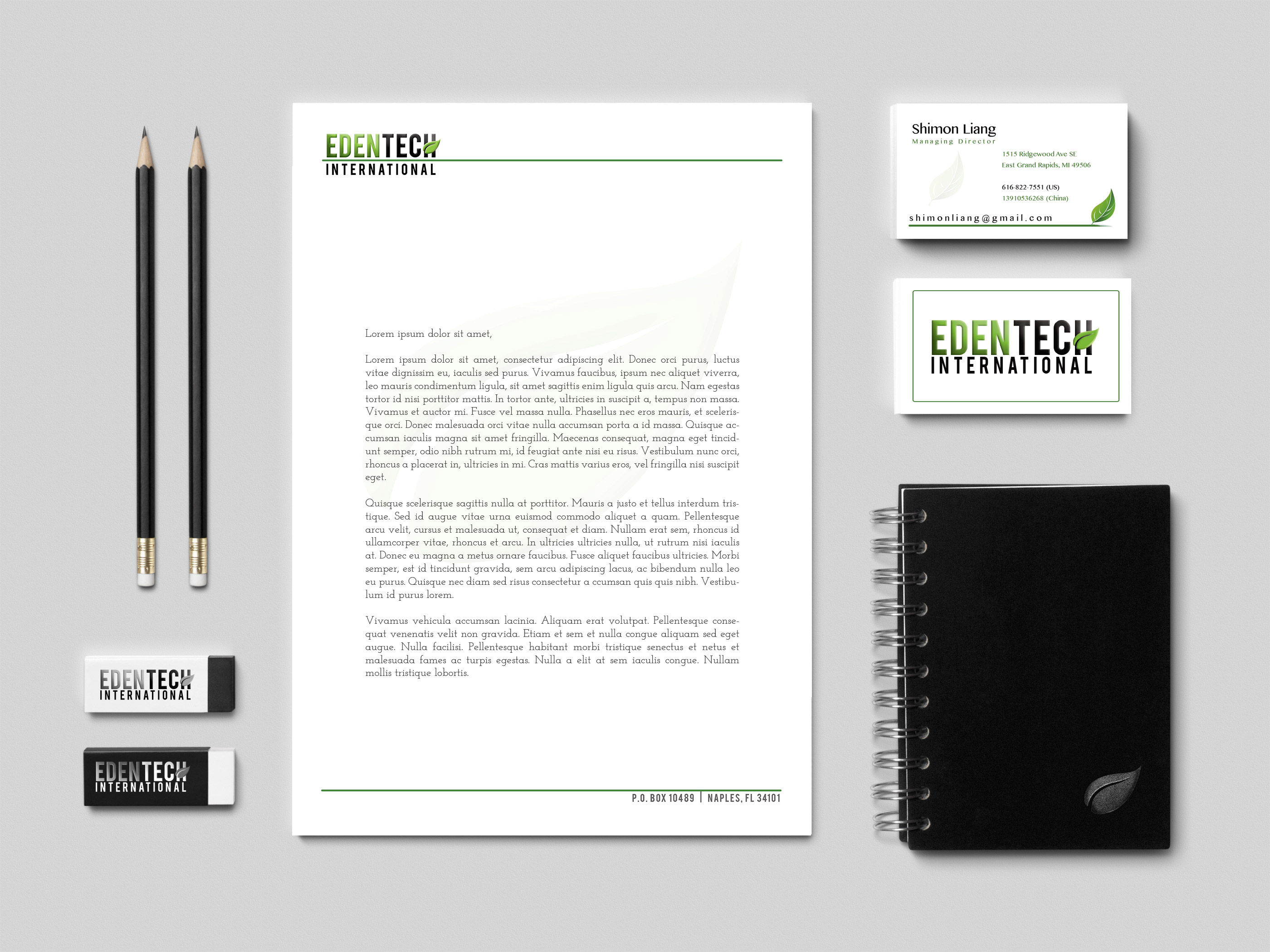 Letterhead, Logo & Business Card Design